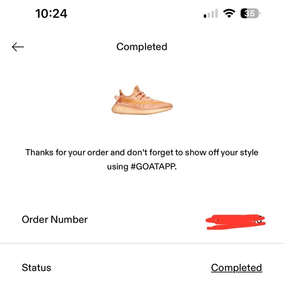 Yeezy 350 mono clay size 5 - Picture 7 of 8